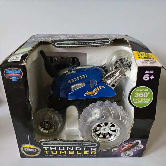 Thunder Tumbler Radio Control 360° Rally Car 2012 Multi-Directional LED Lights & - Picture 11 of 16